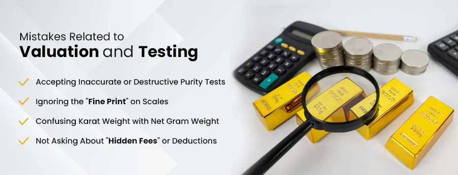 Mistakes Related to Valuation and Testing