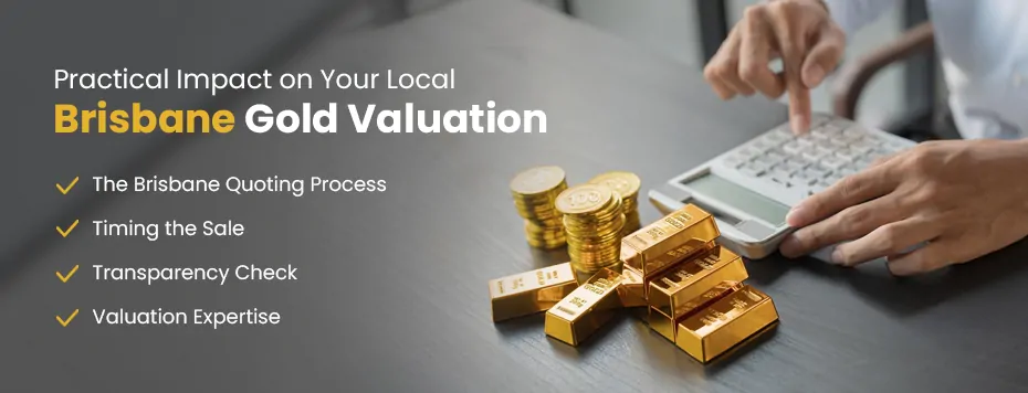 Practical Impact on Your Local Brisbane Gold Valuation